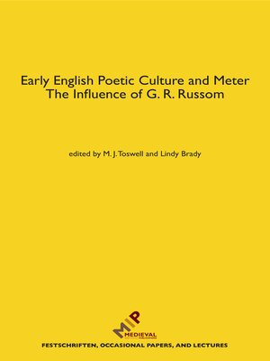 cover image of Early English Poetic Culture and Meter
